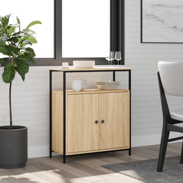 vidaXL Senkki Sonoma-tammi 70x30x80 cm keinopuu