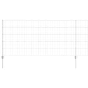 vidaXL Euroaita with Post 25 x 1 m Galvanoitu ter&auml;s Hopea Verkko