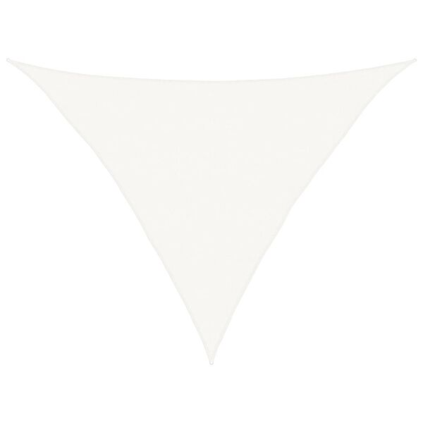 vidaXL Aurinkopurje 160 g/m&sup2; valkoinen 5x5x6 m HDPE