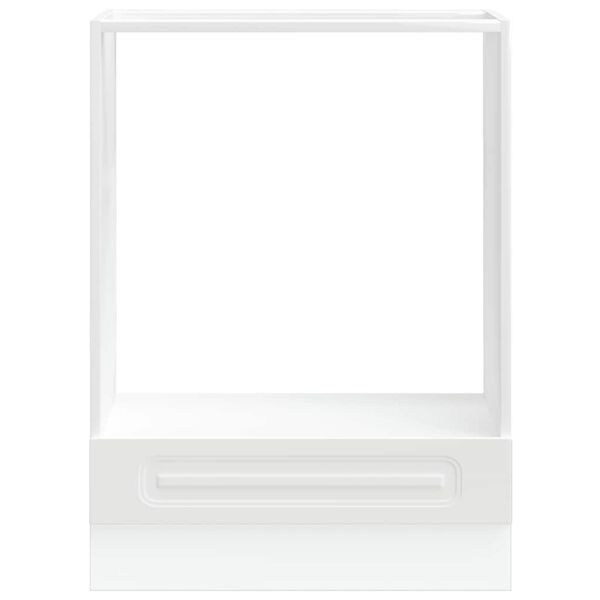 vidaXL Uunikaappi Kalmar valkoinen tekninen puu