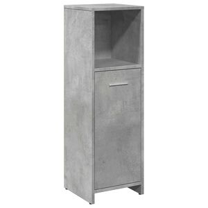 vidaXL Kylpyhuonekaappi betoninharmaa 30x30x95 cm lastulevy