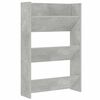 vidaXL Sein&auml;kenk&auml;kaappi betoninharmaa 60x18x90 cm lastulevy