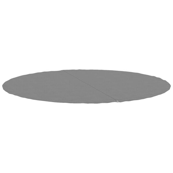 vidaXL Uima-altaan aluskangas harmaa Ø244 cm polyesteri geotekstiili