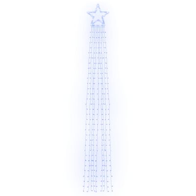 vidaXL Joulukuusen valot 320 LED-valoa sininen 375 cm