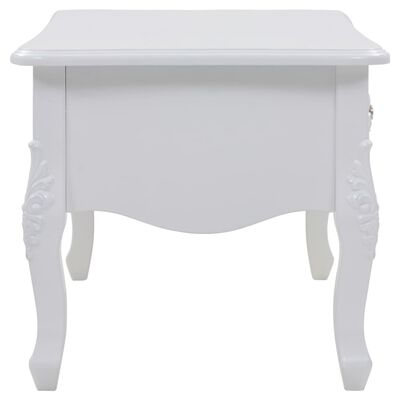 vidaXL Sohvapöytä 100x50x46 cm valkoinen