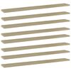 vidaXL Kirjahyllytasot 8 kpl Sonoma-tammi 80x10x1,5 cm lastulevy