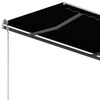 vidaXL Manuaalisesti kelattava markiisi tolpilla 3,5x2,5 m antrasiitti