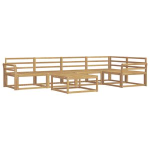 vidaXL Ulkosohvakokoelma 6 pcs valkoinen 79 x 79 x 37 cm