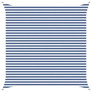 vidaXL Aurinkosuojapurje Sininen ja valkoinen 4,5 x 4,5 m