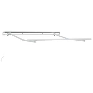 vidaXL Aurinkovarjon runko valkoinen 2,5 x 2 m Metalli