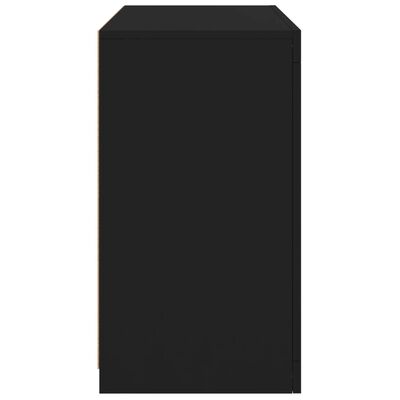 vidaXL Senkki LED-valoilla musta 60,5x37x67 cm
