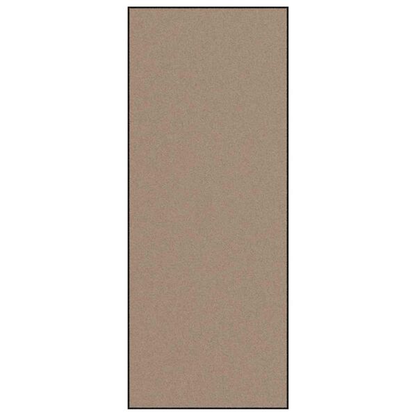 vidaXL Ovenmatto Beige ja musta 120 x 300 cm Polypropeeni ja vinyyli