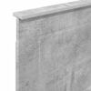 vidaXL Päätylevy päätyllä Betoni Harmaa 75 cm Tekninen puu