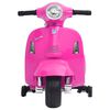 vidaXL Sähkötoiminen lelumoottoripyörä Vespa GTS300 pinkki