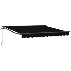 vidaXL Aurinkovarjon runko Musta 300 x 250 cm