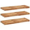 vidaXL Kelluvat hyllyt 3 kpl 80x30x4 cm &ouml;ljytty massiivipuu akaasia
