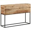 vidaXL Konsolip&ouml;yt&auml; 110x30x75 cm t&auml;ysi karkea mangopuu ja rauta