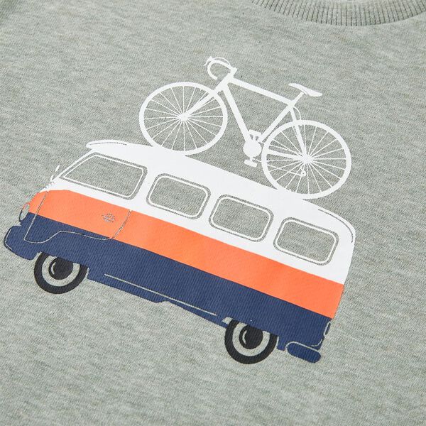 Lasten collegepaita meleerattu vaalea khaki 92