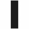 vidaXL Vapaasti seisova kirjahylly Musta 30 x 40 x 114 cm Tekninen puu