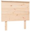 vidaXL Vanhusten sänky päädyllä Small Single täysi puu