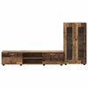 vidaXL TV-tasosetti laatikon kanssa hyllyll&auml; Vanha puu Tekninen puu