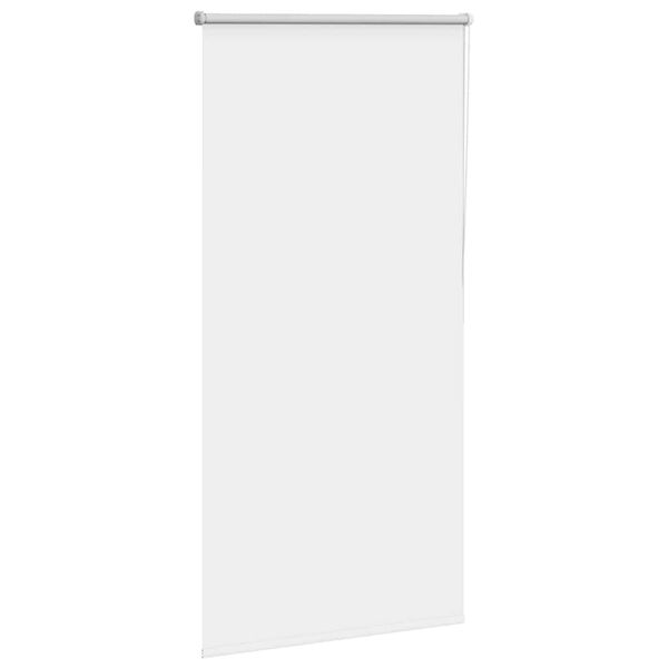 vidaXL Rullaverho Blackout valkoinen 75x130 cm Kankaan leveys 70,7 cm