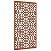 vidaXL Puutarhasein&auml;koriste 105x55 cm corten ter&auml;s Maurikuvio