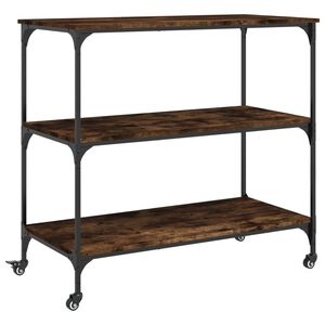 vidaXL Keitti&ouml;vaunu savutammi 102x50x95 cm tekninen puu