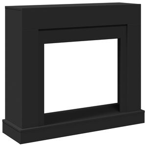 vidaXL Takan ymp&auml;rys musta 100x30x87,5 cm tekninen puu