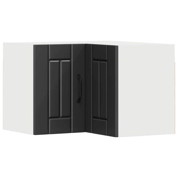 vidaXL Keitti&ouml;kaappi Musta 57 x 57 x 40 cm Tekninen puu