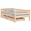 vidaXL Lasten s&auml;ngynrunko laatikoilla 70x140 cm t&auml;ysi m&auml;nty