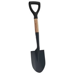 vidaXL Lapio Musta 68,5 cm Power-pinnoitettu ter&auml;s ja tihe&auml; puu