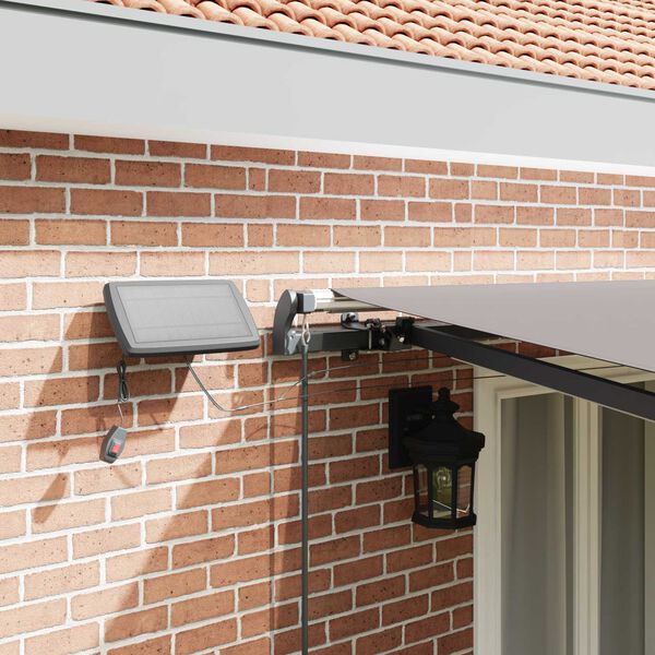 vidaXL Vetoutuva markiisi Vaaleanharmaa 500 &times;300 cm kangas