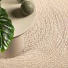 vidaXL Matto ZIZUR beige 200x290 cm juuttityyli sis&auml;- ja ulkok&auml;ytt&ouml;&ouml;n