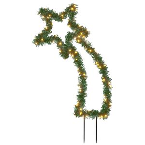 vidaXL Jouluvalokoriste meteori piikeill&auml; 115 LED-valoa 89 cm