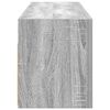 vidaXL Kylpyhuoneen seinäkaappi harmaa Sonoma 100x25x30cm tekninen puu
