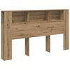 vidaXL Sein&auml;kaappi artesaani tammi 180x18,5x102,5 cm tekninen puu