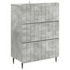 vidaXL Laatikkokaappi Betoninharmaa 66 x 34,5 x 92 cm Tekninen puu