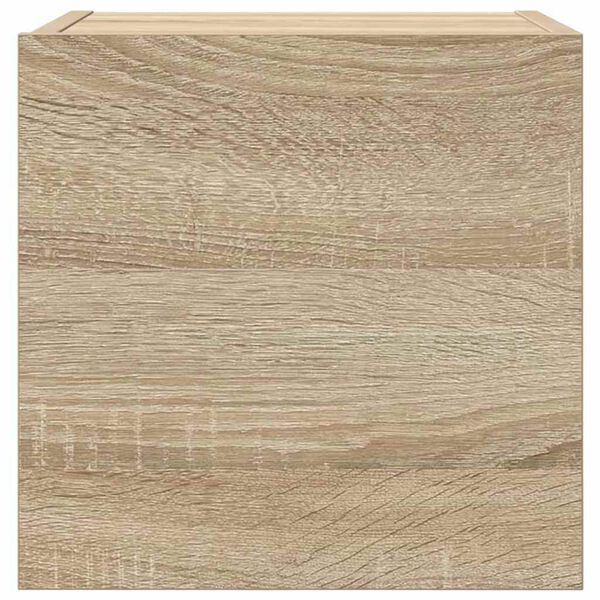 vidaXL Seinäkiinnitettävä TV-taso Sonoma-tammi 30,5x30x30 cm