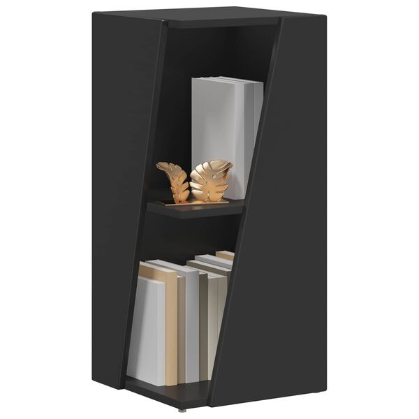 vidaXL Sivuhylly Musta 33 x 32 x 70,5 cm Tekninen puu