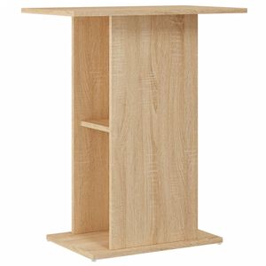 vidaXL Akvaarioteline Sonoma-tammi 60,5x36x72,5 cm tekopuu