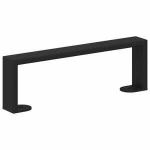 vidaXL Huonekalujalat 12 kpl Musta 311 x 40,5 x 100 mm Rauta