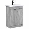 vidaXL Kylpyhuonekalustesetti Harmaa Sonoma 78,5 x 37,5 x 81 cm