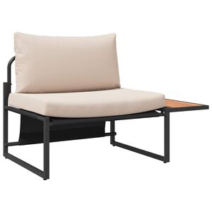 vidaXL Puutarhasohva Setti 2 pcs Harmaanruskea Ter&auml;s