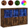 vidaXL Senkki LED-valoilla savutammi 162x37x100 cm
