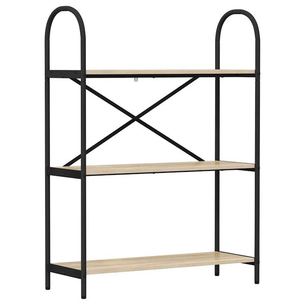 vidaXL Kirjahylly Sonoman tammi 80 x 30 x 109 cm Tekninen puu