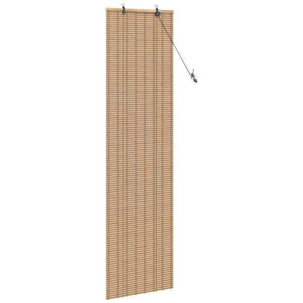 vidaXL Rullaverho verhoilla Luonto 60 x 220 cm Bambu