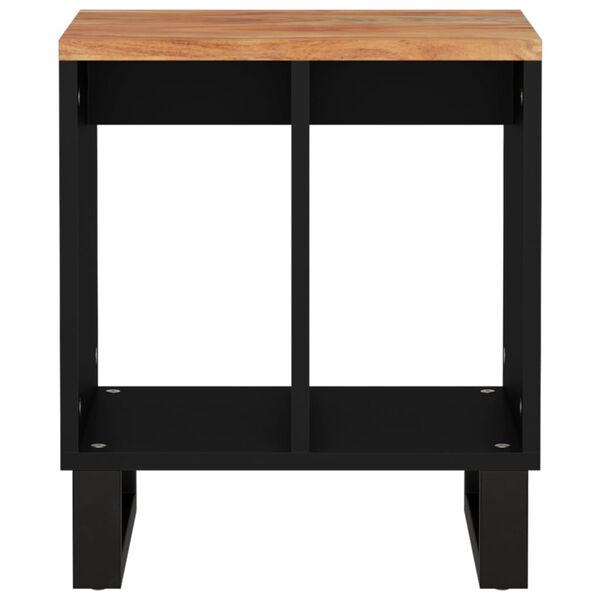 vidaXL Sivupöytä 40x31x46 cm täysi akaasiapuu ja tekninen puu