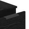 vidaXL Sivup&ouml;yt&auml; 3 pcs Musta tammi. 181 x 30 x 70 cm Tekninen puu