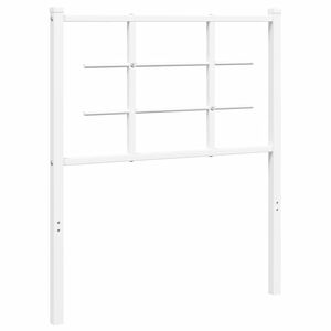 vidaXL Metallinen vaihtop&auml;&auml;ty valkoinen 75 cm
